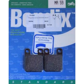 PLAQUETTES FREIN ARRIERE MO59 BETA TR34 TR 35 125 1988-1990